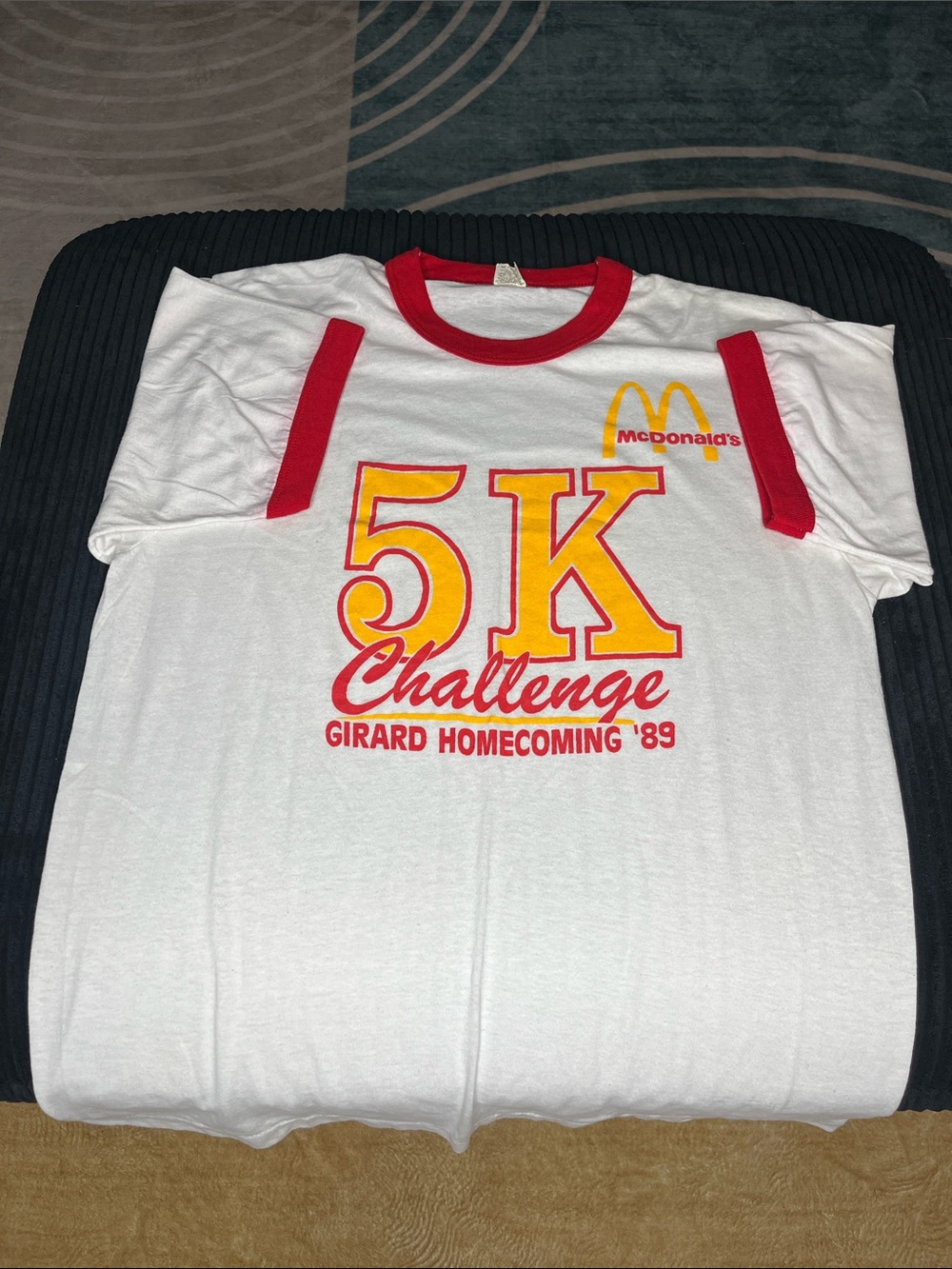 1989 Vintage McDonald’s 5K challenge T-Shirt